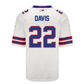 B.Bills #22 Ray Davis Game Jersey - White Football Jerseys