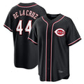C.Reds #44 Elly De La Cruz Player Black Fashion Out Home Game Gdoa Stitched Jerseys