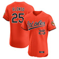 B.Orioles #25 Pete Alonso Player Orange Limited Elite Home Game Gdoa Stitched Jerseys