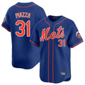NY.Mets #31 Mike Piazza Player Royal Home Limited Gdoa Stitched Jerseys