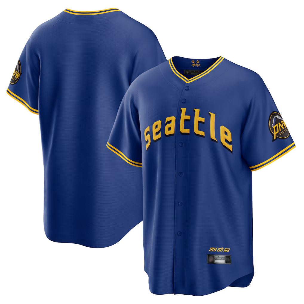 S.Mariners ## Mariners Blank Player Royal City Connect Home Game Stitched Jerseys