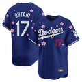LA.Dodgers #17 Shohei Ohtani Player Royal Tokyo Series Vapor Premier Limited Gdoa Stitched Jerseys