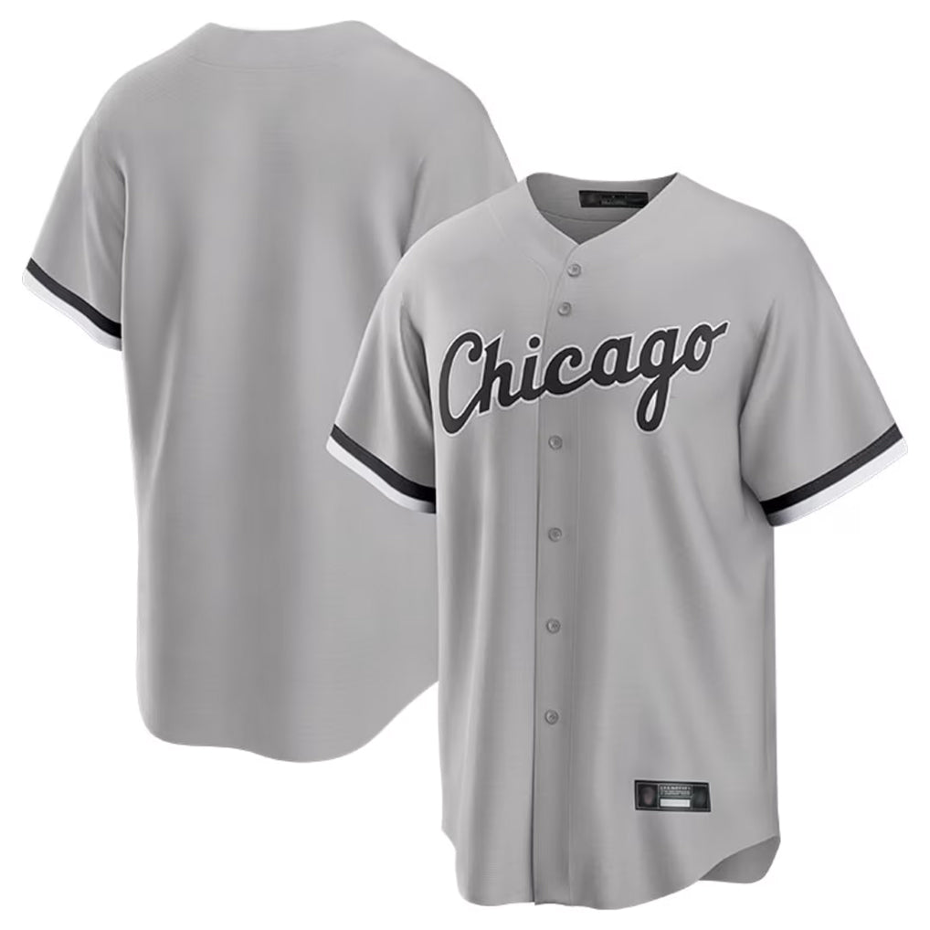 C.White Sox ## White Sox Blank Player Gray Home Game Gdoa Stitched Jerseys