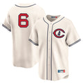 C.Cubs #6 Matt Shaw Player Cream Field of Dreams Limited Home Game Gdoa Stitched Jerseys