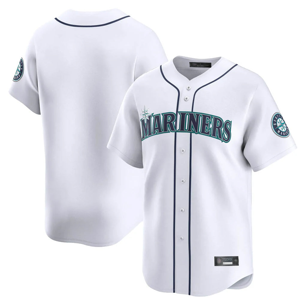S.Mariners ## Mariners Blank Player White Home Limited Gdoa Stitched Jerseys