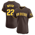 S.Diego Padres #22 Mason Miller Player Brown Home Limited Elite Stitched Jerseys