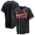 St. Louis Cardinals ## Cardinals Blank Player Black Replica Carbon Fashion Gdoa Stitched Jerseys
