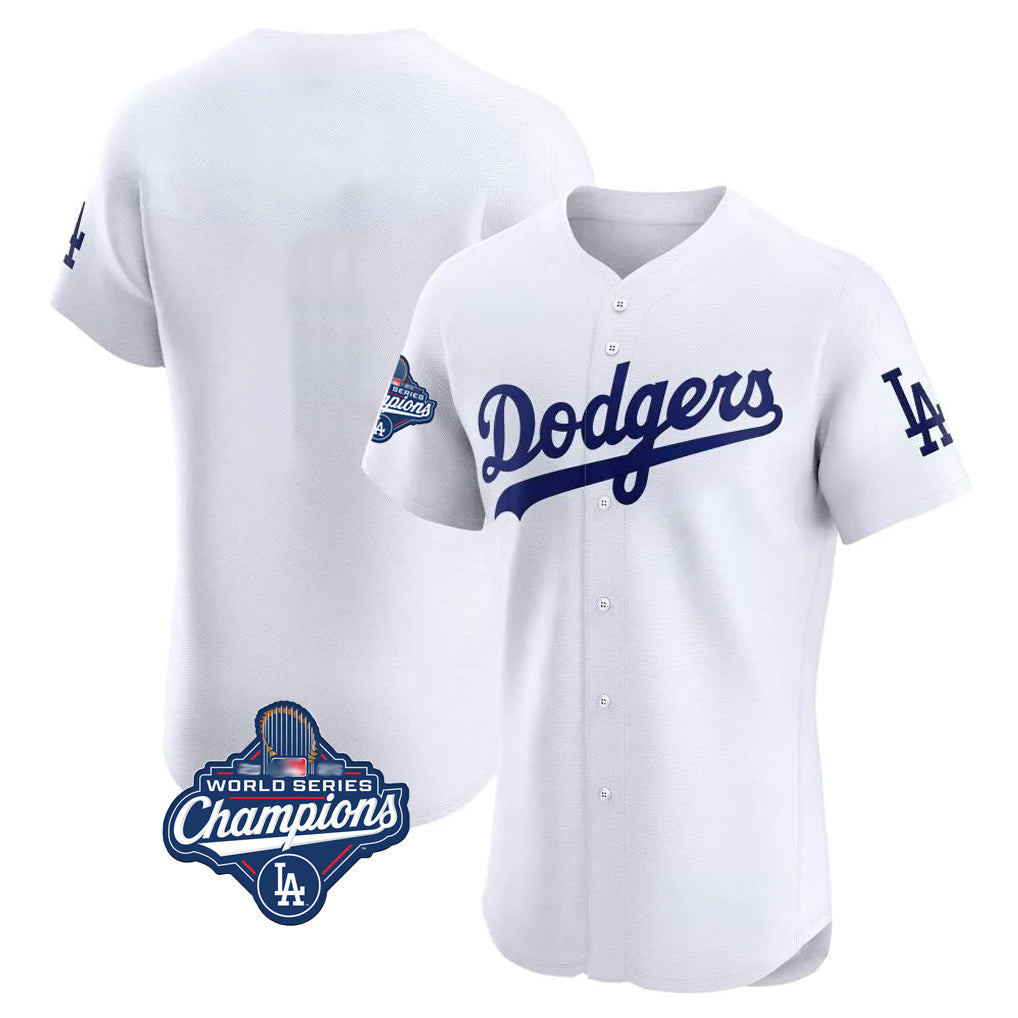 LA.Dodgers ## Dodgers Blank Player White Limited Elite Home World Series Meet Gdoa Stitched Jerseys
