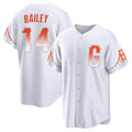 SF.Giants #14 Patrick Bailey Player White City Connect Home Game Stitched Jerseys