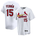 St. Louis Cardinals #15 Jose Fermin Player White Home Game Stitched Jerseys