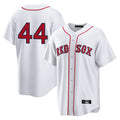 B.Red Sox #44 Aroldis Chapman Player White Home Game Gdoa Stitched Jerseys