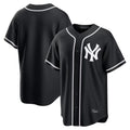 NY.Yankees ## Yankees Blank Player Black Out Game Home Gdoa Stitched Jerseys