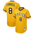 P.Pirates #8 Willie Stargell Player Gold Mitchell & Ness Cooperstown Collection 1979 Limited Stitched Jerseys