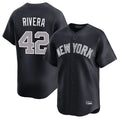 NY.Yankees #42 Mariano Rivera Player Navy Limited Home Gdoa Stitched Jerseys