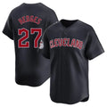 C.Guardians #27 Austin Hedges Player Navy Limited Home Game Gdoa Stitched Jerseys