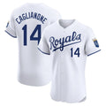 KC.Royals #14 Jac Caglianone Player White Alt Limited Elite Home Gdoa Stitched Jerseys