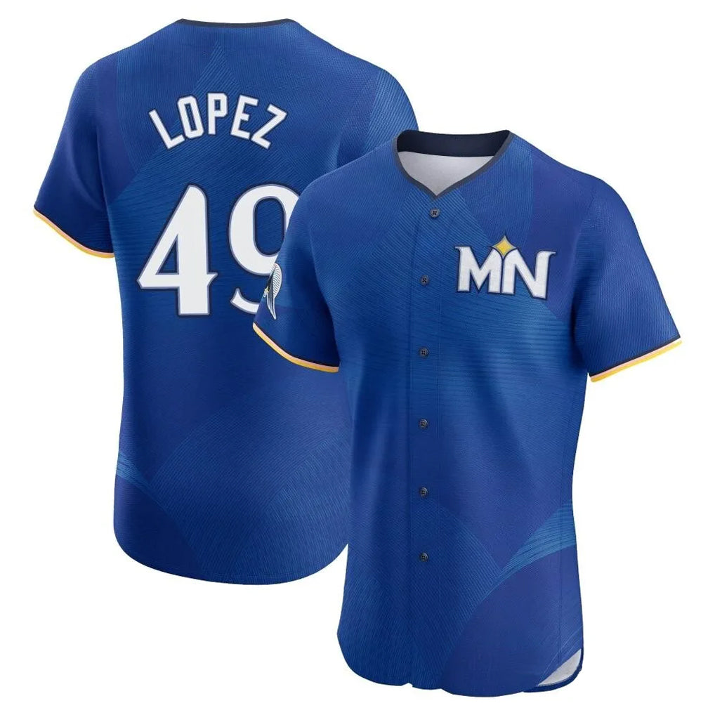 M.Twins #49 Pablo Lopez Player Royal City Connect Limited Elite Home Gdoa Stitched Jerseys