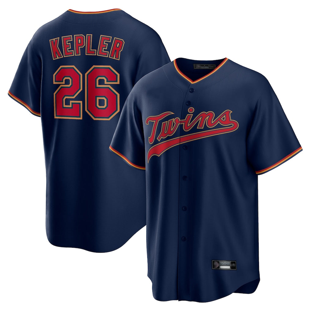 M.Twins #26 Max Kepler Player Navy Home Limited Game Gdoa Stitched Jerseys