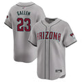 A.Diamondbacks #23 Zac Gallen Player Gray Replica Game Stitched Jerseys