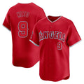 LA.Angels #9 Zach Neto Player Red Home Limited Gdoa Stitched Jerseys