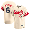 LA.Angels #6 Anthony Rendon Player Cream City Connect Limited Home Gdoa Stitched Jerseys