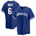 KC.Royals #6 Jonathan India Player Royal Game Home Gdoa Stitched Jerseys