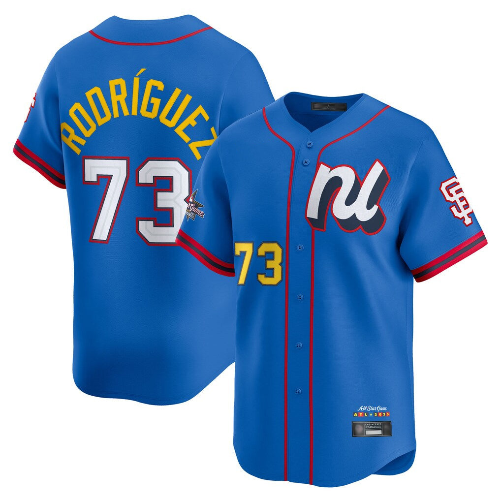 SF.Giants #73 Randy Rodriguez Player Blue National League All-Star Edition Limited Gdoa Stitched Jerseys