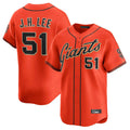 SF.Giants #51 Jung Hoo Lee Player Orange Home Limited Stitched Jerseys