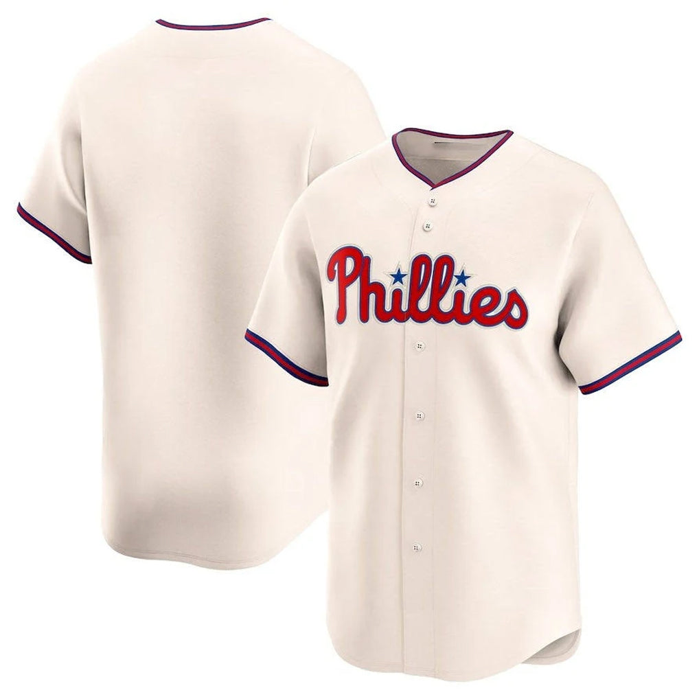 P.Phillies ## Phillies Blank Player Cream Home Limited Stitched Jerseys