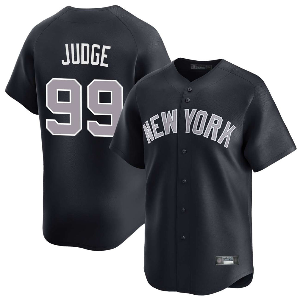 NY.Yankees #99 Aaron Judge Player Navy Limited Home Gdoa Stitched Jerseys