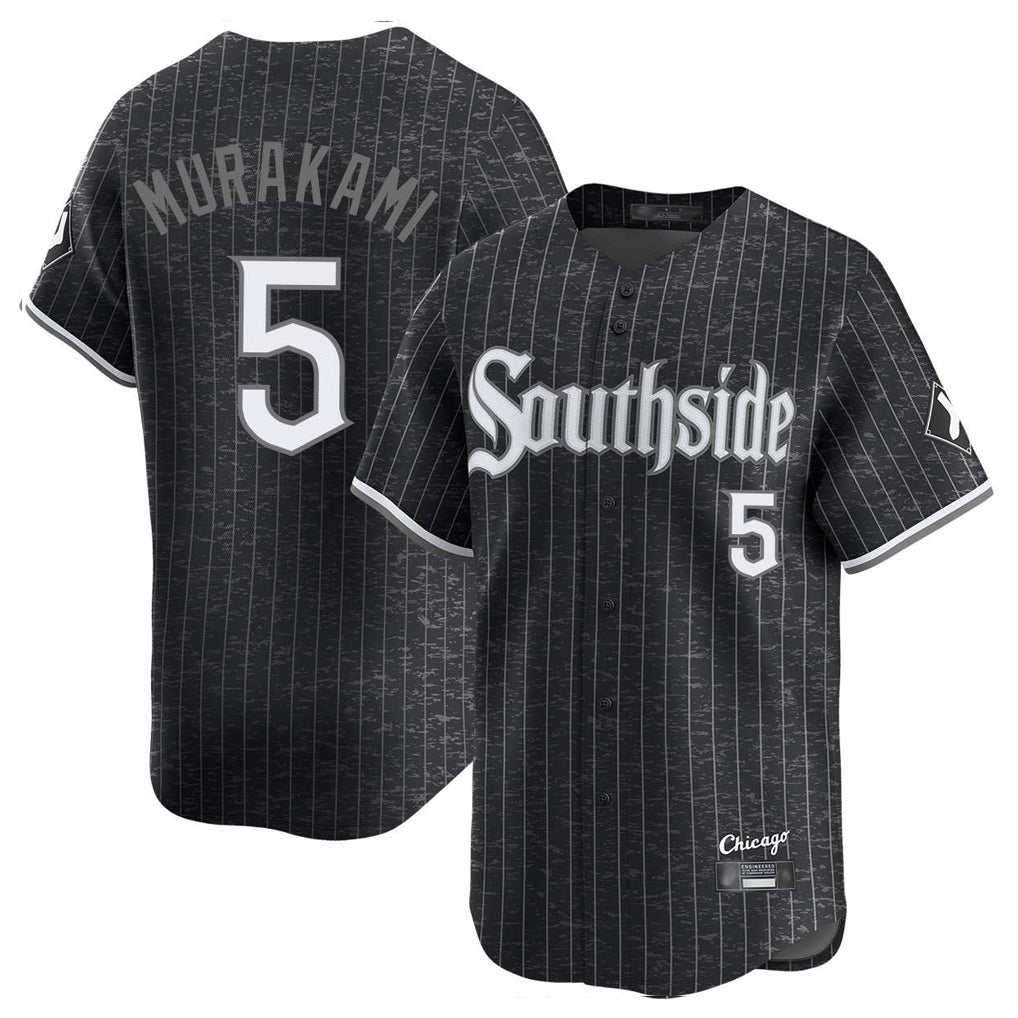 C.White Sox #5 Munetaka Murakami Player Black City Connect Limited Home Gdoa Stitched Jerseys