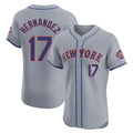NY.Mets #17 Keith Hernandez Player Gray Road Limited Elite Home Stitched Jerseys