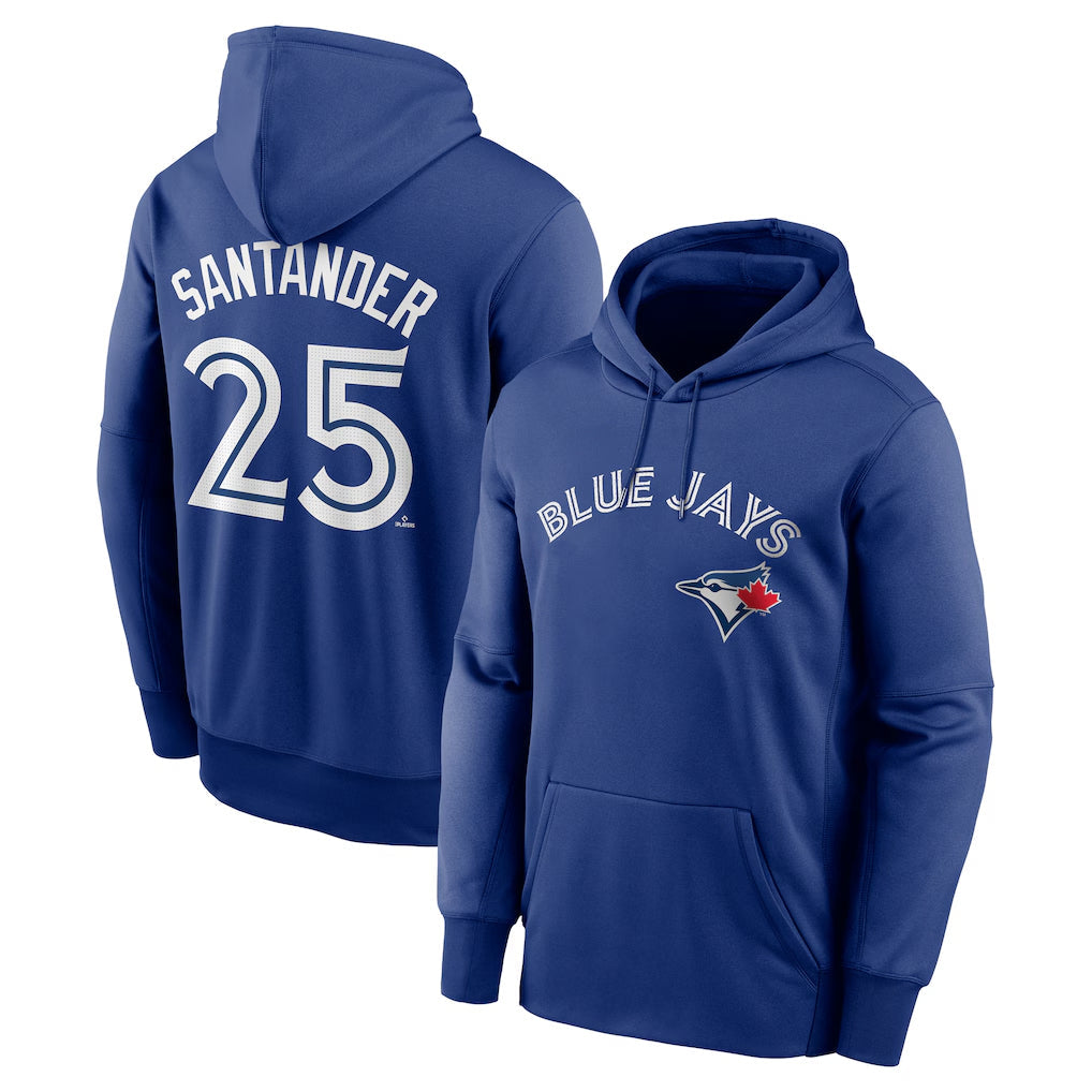 T.Blue Jays #25 Anthony Santander Player Royal Performance Pullover Hoodie