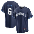 C.Cubs #6 Matt Shaw Player Navy City Connect Home Game Gdoa Stitched Jerseys