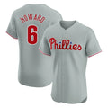 P.Phillies #6 Ryan Howard Player Gray Home Limited Elite Stitched Jerseys