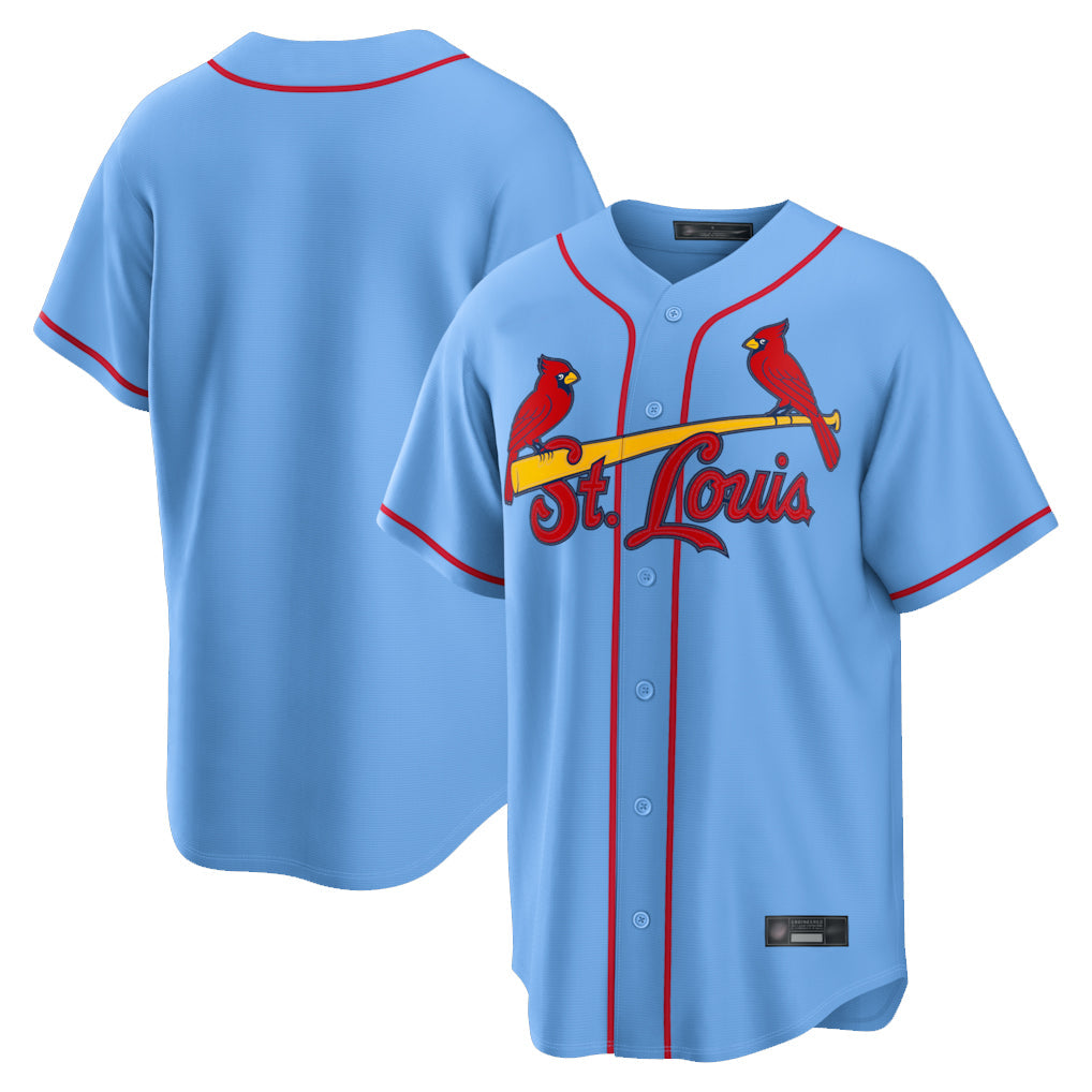 St. Louis Cardinals ## Cardinals Blank Player Light Blue Home Limited Game Stitched Jerseys