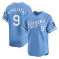 KC.Royals #9 Vinnie Pasquantino Player Light Blue Alt Limited Home Gdoa Stitched Jerseys