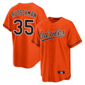 B.Orioles #35 Adley Rutschman Player Orange Home Game Gdoa Stitched Jerseys