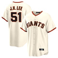 SF.Giants #51 Jung Hoo Lee Player Cream Home Game Gdoa Stitched Jerseys
