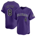 C.Rockies #8 Ryan Ritter Player Purple Limited Home Gdoa Stitched Jerseys