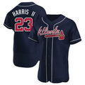 A.Braves #23 Michael Harris II player Navy Authentic Alternate Stitched Jerseys