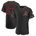 A.Diamondbacks #57 Eduardo Rodriguez Player Black Alternate Stitched Jersey