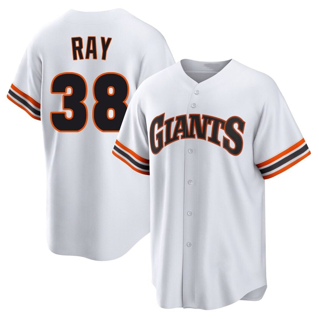 SF.Giants #38 Robbie Ray Player White Home Game Stitched Jerseys