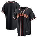 H.Astros ## Astros Blank Player Black Fashion Out Home Game Gdoa Stitched Jerseys