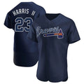 A.Braves #23 Michael Harris II player Navy Authentic Alternate Team Stitched Jerseys