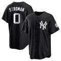NY.Yankees #0 Marcus Stroman Player Black Game Gdoa Stitched Jerseys