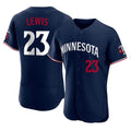 M.Twins #23 Royce Lewis Player Navy Replica Home Limited Elite Gdoa Stitched Jerseys
