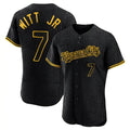 KC.Royals #7 Bobby Witt Jr. Player Black Snake Skin City Limited Elite Gdoa Stitched Jerseys