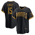 P.Pirates #15 Oneil Cruz Player Black 2026 City Connect Home Game Gdoa Stitched Jerseys