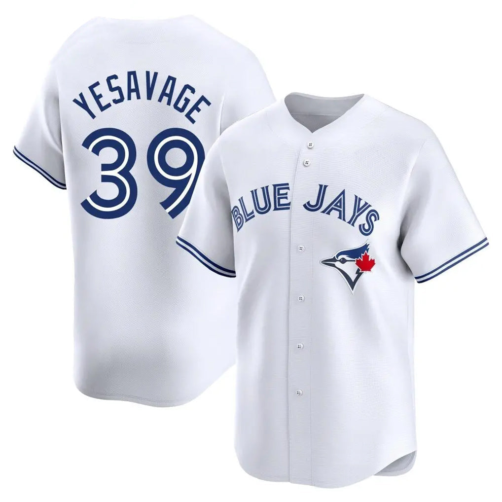 T.Blue Jays #39 Trey Yesavage Player White Home Limited Stitched Jerseys